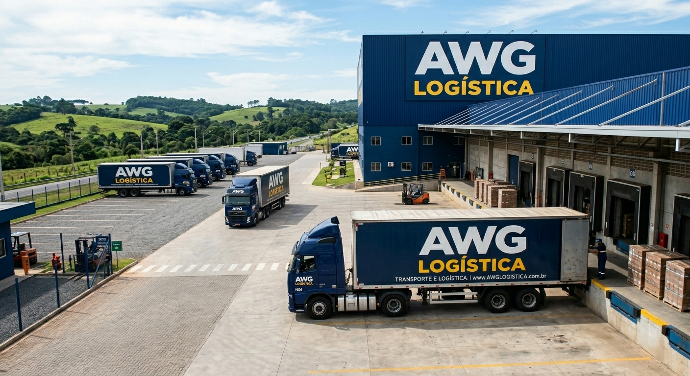 Caminhão AWG Logística